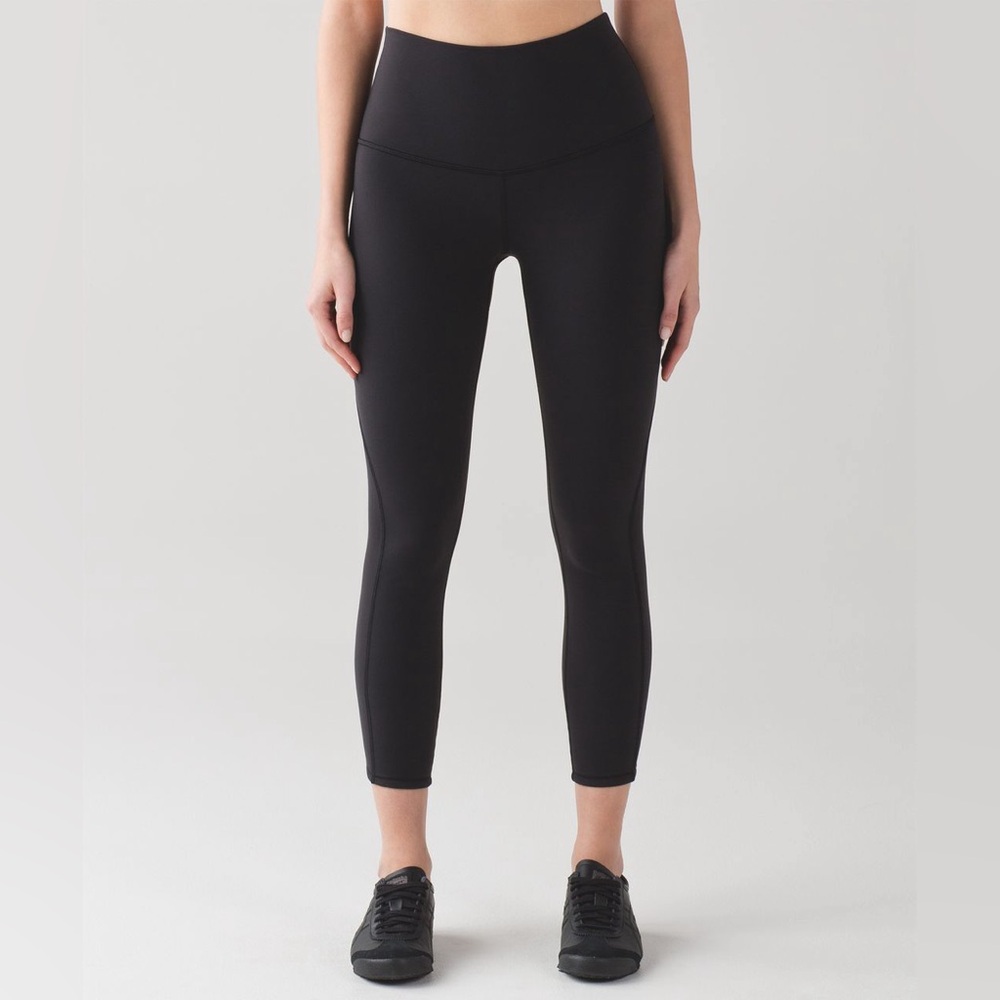Lululemon Wunder Under Pant (Hi-Rise) (Mesh) Black - Picture 3 of 5